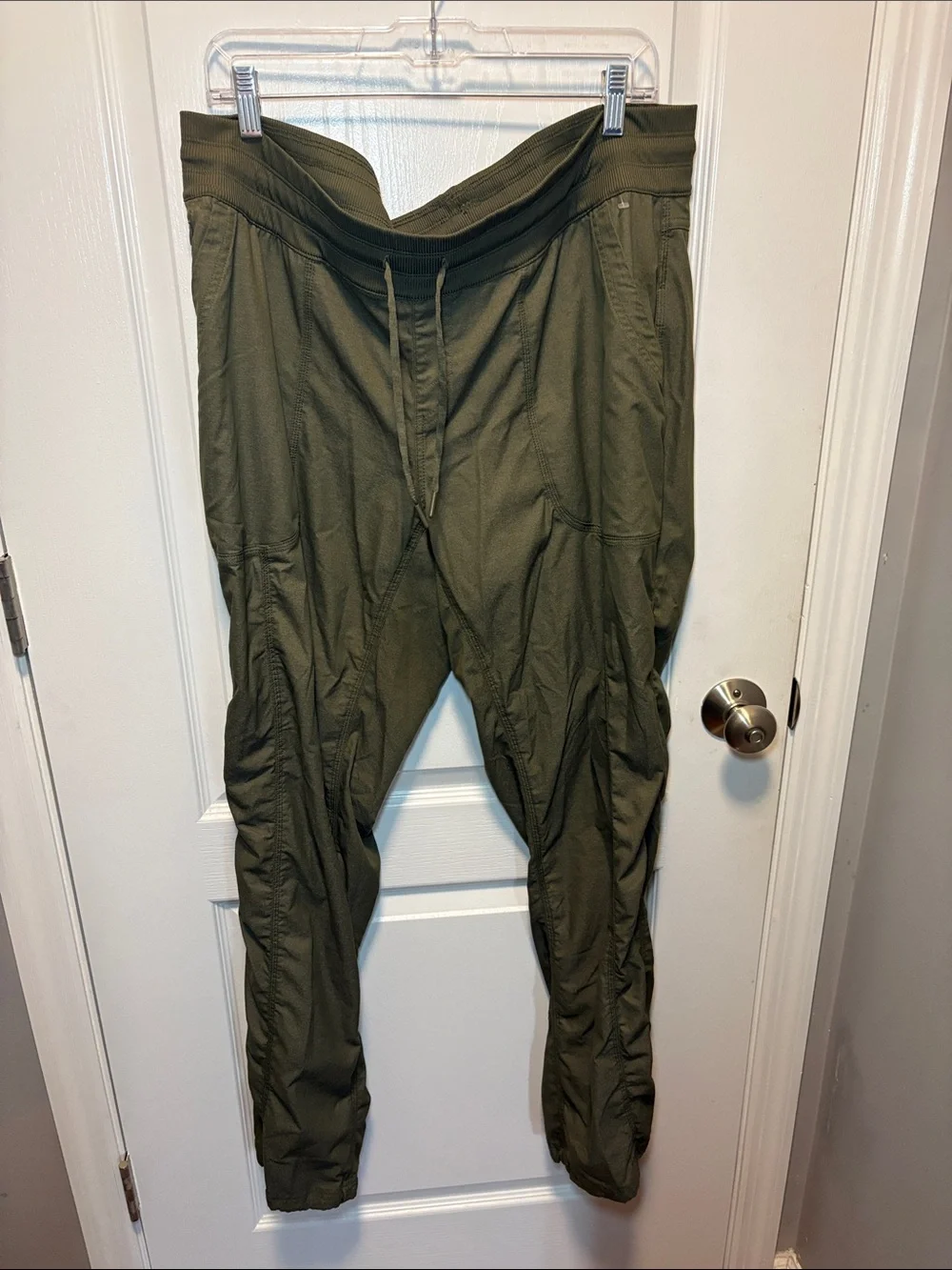 The North Face Men's Olive Green Drawstring Joggers